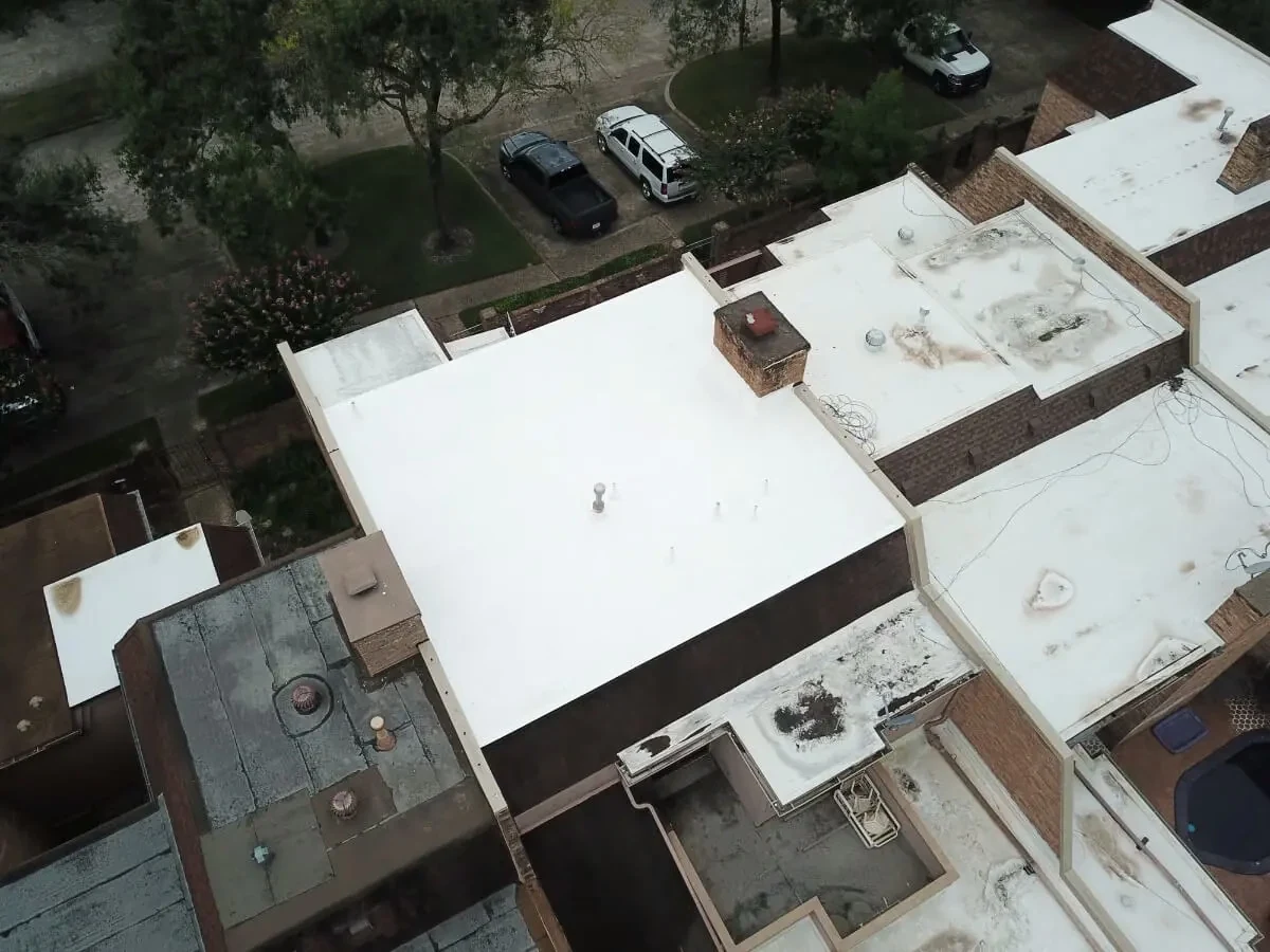 Silicone Roof Coating in Lake Charles, LA commercial roofing details Silicone Roof Coating in Lake Charles, LA commercial roofing details