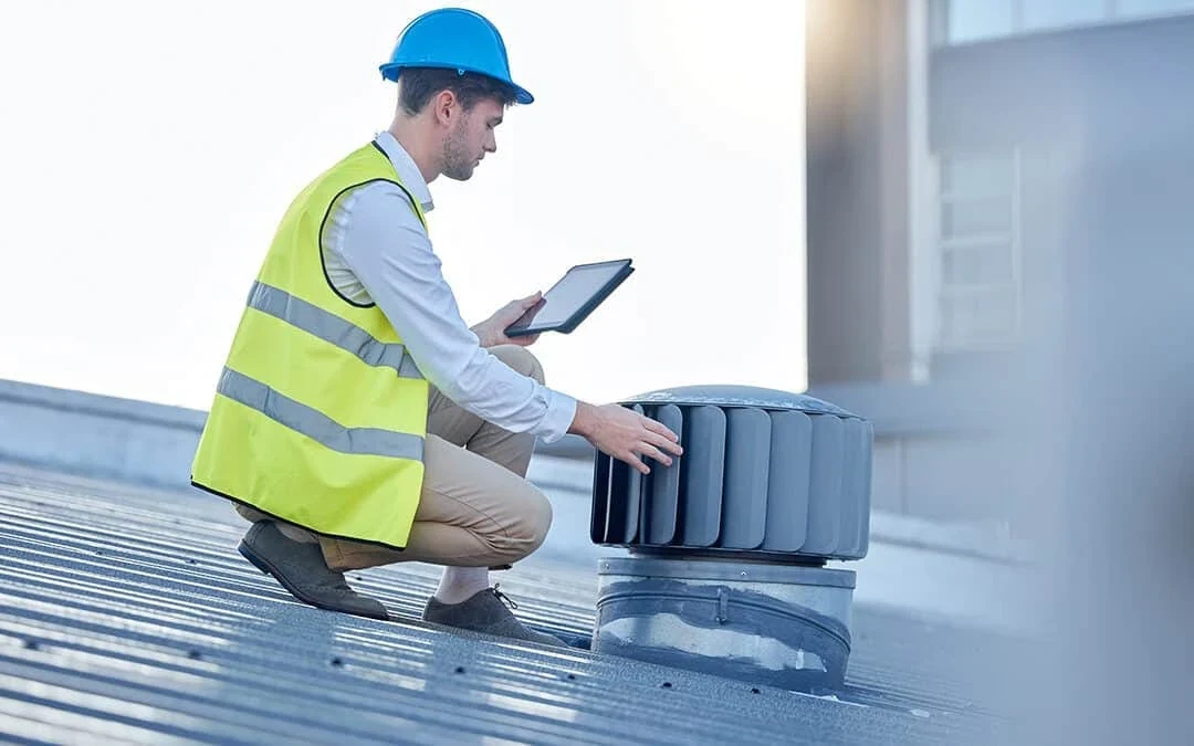 Flat roof replacement inspection in Lake Charles