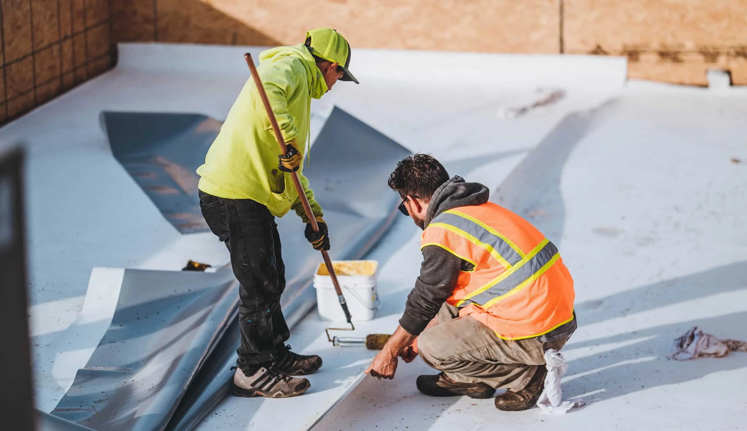 Commercial roof tear off and replacement